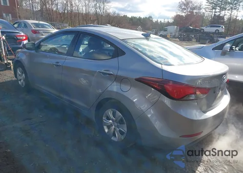 2016 Hyundai Elantra Se from USA, damaged, VIN 5NPDH4AEXGH717725